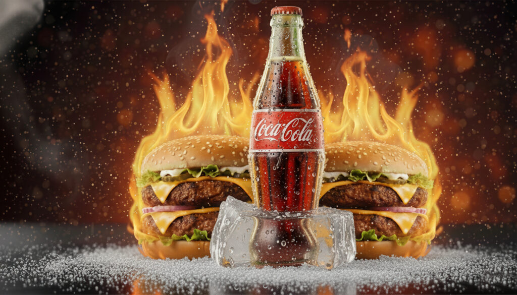 Burger, Cola